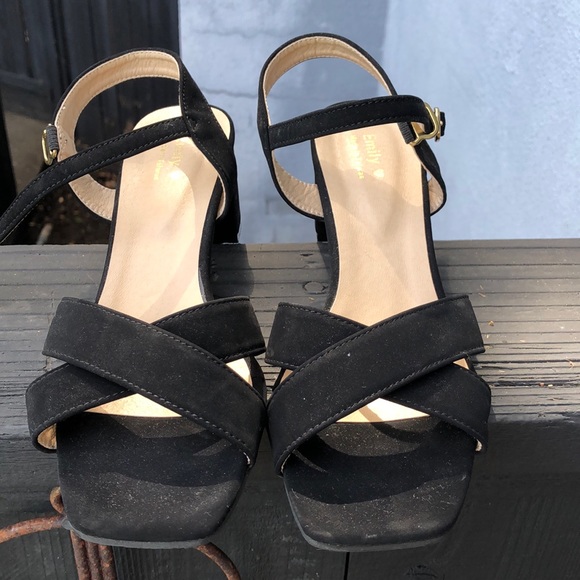 Emily ankle strap stack heel sandals - Picture 4 of 5